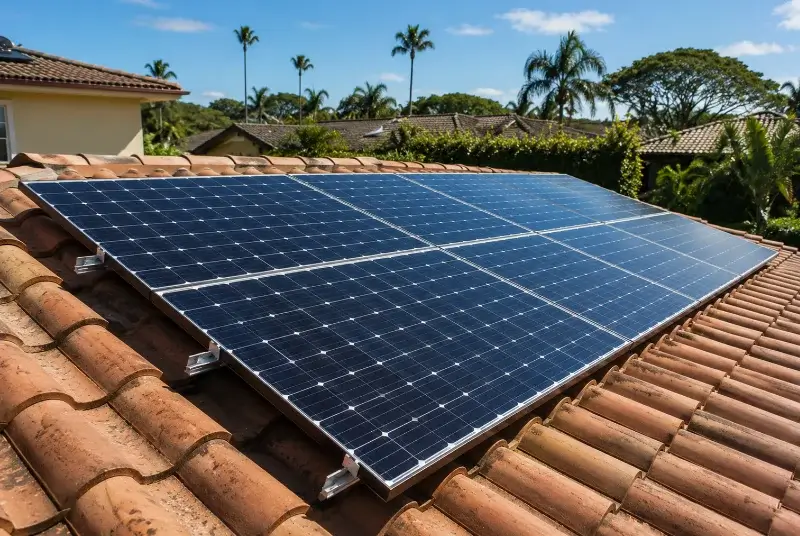 Installation de panneaux solaires à Clessé